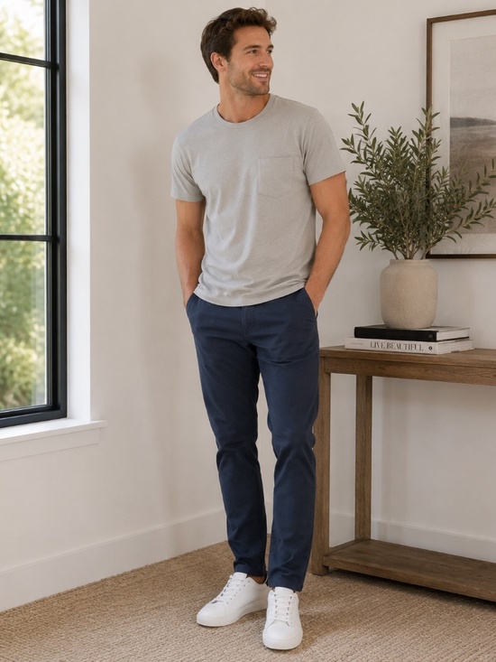 Analog Other - Analog Wheel Wash Pants Men's 32 Blue Stretch Chino Casual 31" Inseam